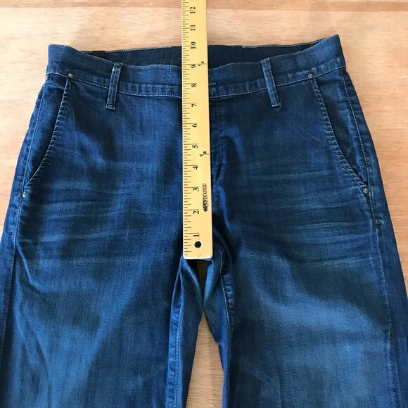 Citizens Of Humanity Cuffed Cropped Jeans Women 30 Blue Mid Rise Stretch 17966 - Picture 8 of 12